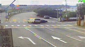 苗栗,救護車,車禍,禍不單行,128線,台一線（圖／翻攝畫面）
