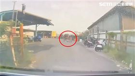 張女倒臥血泊中，全身多處骨折，臟器破裂送醫不治。（圖／翻攝畫面）