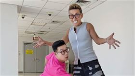 潘若迪與馬力歐交好（圖／記者鍾智凱攝）