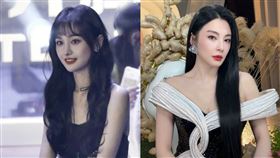 張雨綺陷代孕疑雲，遭節目剪光畫面。（圖／翻攝自微博）