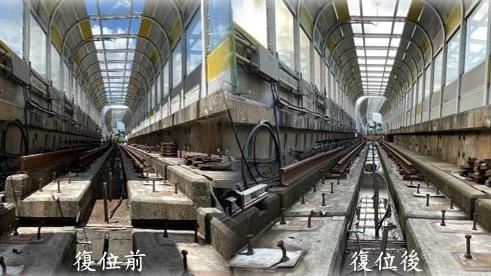 環狀線復原工程順利突破瓶頸　拚年底復駛