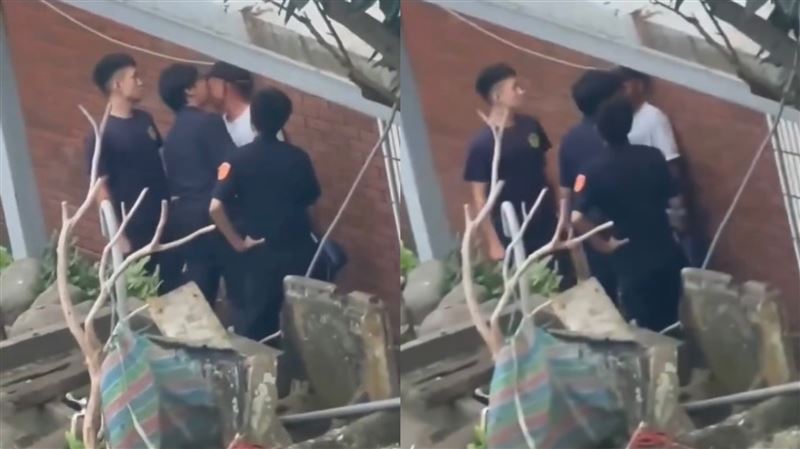 醉男闖派出所遭包圍　警臉貼臉咆哮1句