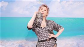 有「時尚教主」封號的藍心湄經常變化造型。（圖／翻攝自藍心湄臉書）