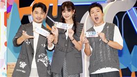 阿Ken（左起）、安心亞跟張立東受訪。（圖／記者趙于瑩攝影）