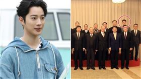 賴冠霖以台灣文化界人士身分會面大陸國台辦主任宋濤。（翻攝自微博／中國台灣網）