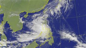 潭美颱風、熱帶性低氣壓最新路徑預測。（圖／氣象署）