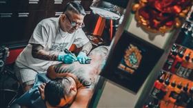 free hand,刺青,王陽明,李瓊富,彫富刺青