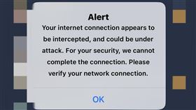  iPhone「Alert」警示訊息 （圖／資料照）