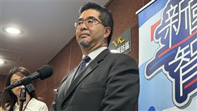 ▲馬英九基金會執行長蕭旭岑出席「新國會智庫成立茶會」活動前受訪（圖／記者陳怡潔攝影）