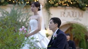 宋枝恩與大3歲半Ytr朴偉本月初舉行婚禮。（截圖自朴偉YT）
