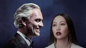 安德烈波伽利（Andrea Bocelli）、A-Lin。（圖／環球提供）