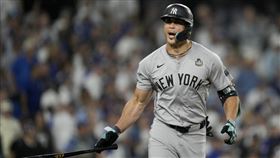 ▲洋基「怪力男」史坦頓（Giancarlo Stanton）炸裂驚天2分砲。（圖／美聯社／達志影像）