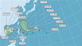 潭美颱風,康芮颱風
（圖／氣象署）