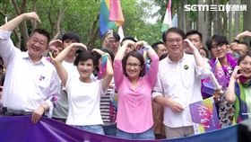 民進黨參加同志大遊行、蕭美琴、鄭麗君、林右昌