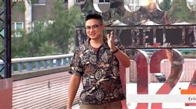 「山道猴子」原創者Eric Duan本尊現身走鐘獎。（圖／翻攝自走鐘獎頒獎典禮 Walk Bell John Awards YouTube）