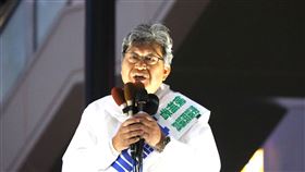 日本眾院大選投開票 自民黨大咖萩生田光一受關注第50屆日本眾議院大選投開票，前經濟產業大臣萩生田光一未獲執政黨自民黨提名，以無黨籍身分參選。圖為他26日在八王子車站前辦造勢活動。中央社記者楊明珠東京攝  113年10月27日