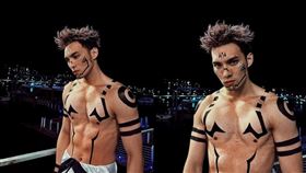 黃偉晉扮裝（合成圖／翻攝自黃偉晉IG）