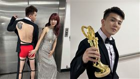 走鐘獎2024 孫生、金針菇頒獎（合成圖／翻攝自孫生IG）