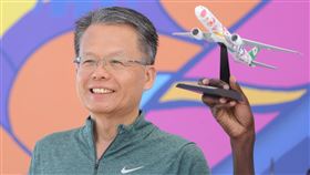 孫嘉明出席長榮航空城市觀光馬拉松（3）2024長榮航空城市觀光馬拉松27日在台北登場，長榮航空總經理孫嘉明（圖）出席並擔任頒獎貴賓。中央社記者謝佳璋攝　113年10月27日