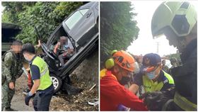 軍方,新豐,擦撞,邊坡（圖／翻攝畫面）