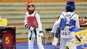 中港高中國三普通班的林姿伶（紅色護具）。（圖／主辦單位提供）