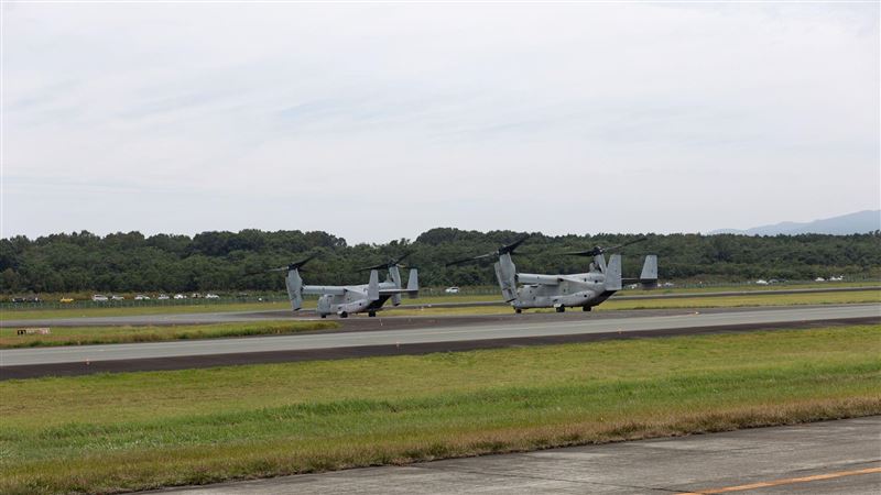 美日軍演飛機撞地受損　日魚鷹機全面停飛