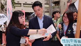  蔣萬安出席性別平等辦公室成立10週年活動。（圖／北市府提供）