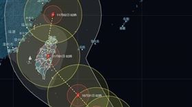 康芮颱風可能會登陸台灣。（圖／翻攝自
台灣颱風論壇｜天氣特急臉書）