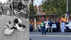 中國富人區小學隨機砍人5傷！微博搜不到現場照　夜晚派駐警車維穩（圖／翻攝自X「李老師不是你老師」）