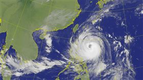 康芮颱風逐漸逼近台灣。（圖／氣象署）