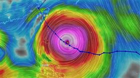 康芮颱風 圖/翻攝自NCDR天氣與氣候監測網