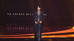 林郁婷出席本屆金鐘獎，成為最大亮點，但因經紀人和公關認知不同，最後放棄佩戴珠寶。（三立提供）