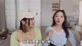 愛莉莎莎合體好友「福爾思庭」拍片。（圖／翻攝YT）