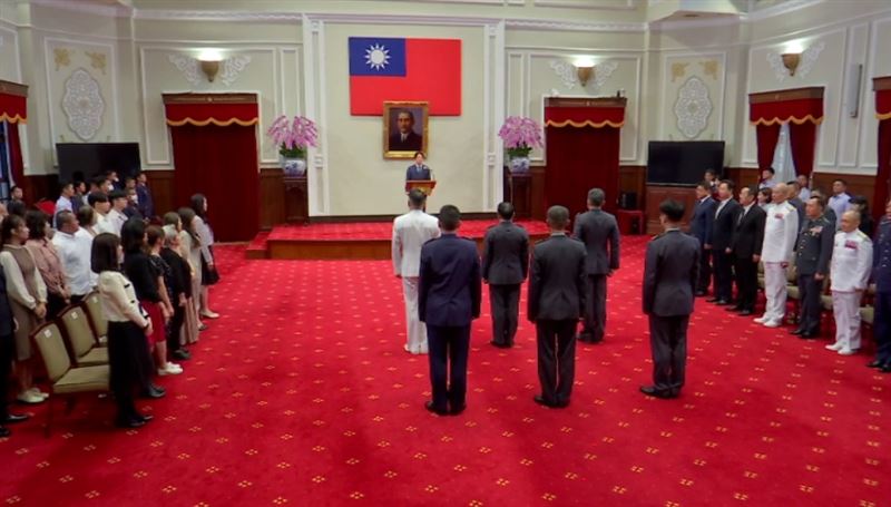 賴清德主持將官晉任：續推改革堅強戰力