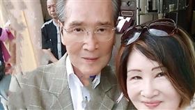 恬娃（右）在資深藝人餐會與石英合照（圖／本人提供）