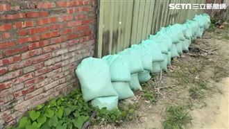 控軍圍牆破害美術館淹水　架鐵皮沙包防颱