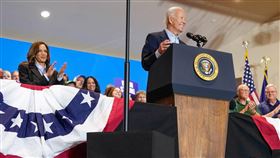 美國總統拜登積極幫民主黨候選人賀錦麗拉票。（圖／翻攝自拜登臉書）