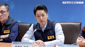 ▲蔣萬安主持臺北市政府康芮（KONG-REY）颱風第2次工作會報後記者會（圖／記者陳怡潔攝影）