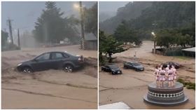 土石流,奶茶色,強颱,鵝鑾鼻,花蓮縣,卓溪鄉,康芮