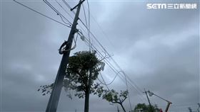 台南,黃偉哲,康芮,颱風,學甲,停電