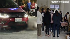 家屬聚集在殯儀館等待相驗，每一刻都是煎熬。（圖／翻攝畫面）
