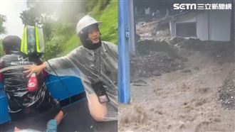 強颱康芮襲　三立記者無畏風雨挺進第一線