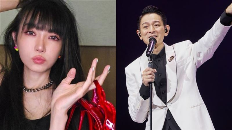 劉德華不畏強颱照開唱　謝金燕辣照幫集氣