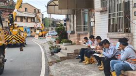 台中,颱風,康芮,停電,搶修,台電,員工,無名英雄,山區（圖／台電提供）