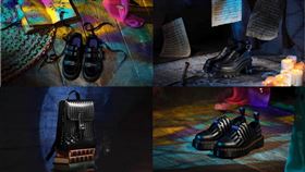 怪誕少女最強配件！黑灰條紋、Outcasts Are In元素演繹暗黑美學。（圖／品牌業者提供）