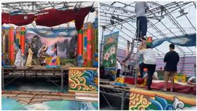 澎湖,康芮,颱風,明華園,戲棚