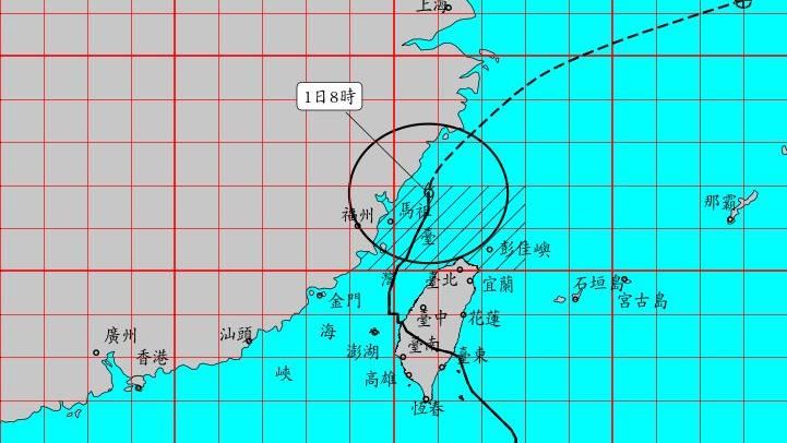 本島全數脫離暴風圈　最快11：30解除陸警