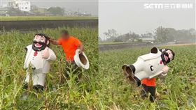 池上鄉伯朗大道的「咖啡伯」就被民眾發現陳屍在附近稻田中。（圖／翻攝畫面）