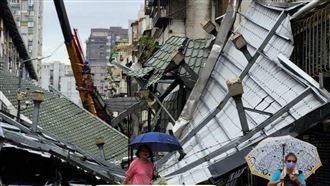 民生社區「鐵皮屋頂」被吹落　三總回應了