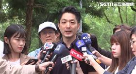 台北市長蔣萬安出席大安森林公園「30而立自然正成長」生態嘉年華開幕儀式前受訪